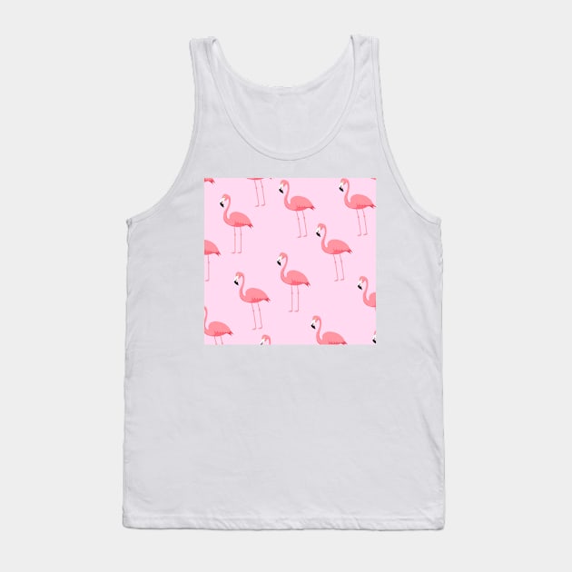 Pattern - Flamingo Tank Top by MaikaeferDesign